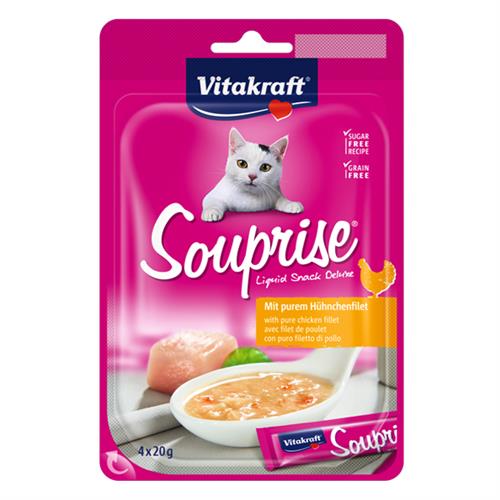 Vitakraft Tavuklu Çorba Sıvı Kedi Ödül Maması
