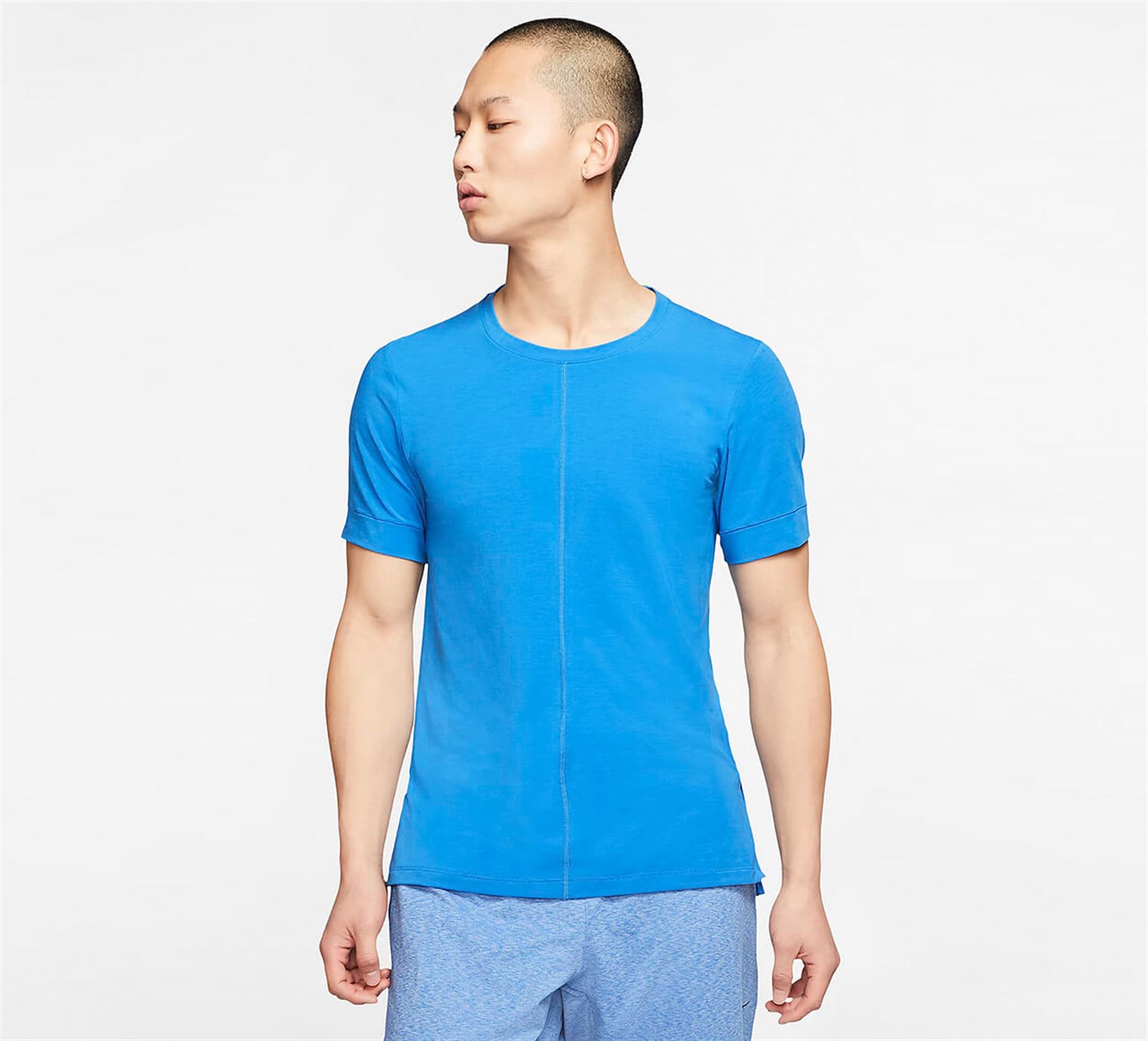 Nike Mens Dry Yoga T-Shirt - Grey