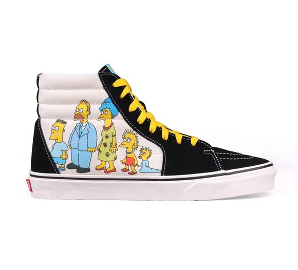 Vans The Simpsons Ua Sk8-Hi Sneaker Unisex Ayakkabı VN0A4BV617E1