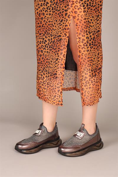 AGNES File Sneakers PLATİN