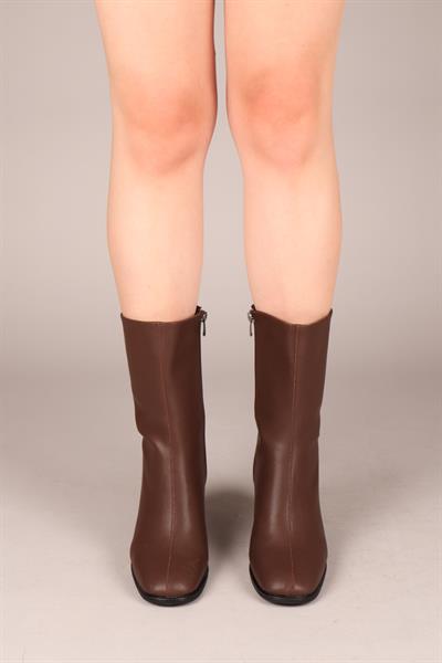 AİLSA Yarım Çizme KAHVERENGİ