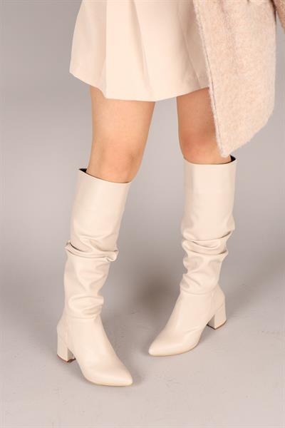 ANİTA Büzgülü Uzun Çizme TEN