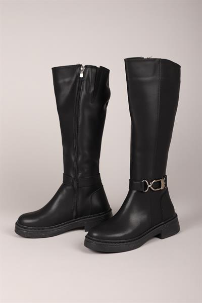 ARYA Toka Detaylı Çizme SİYAH