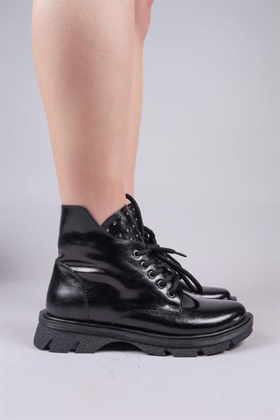 BANDA Troklu Bağcıklı Bot SİYAH