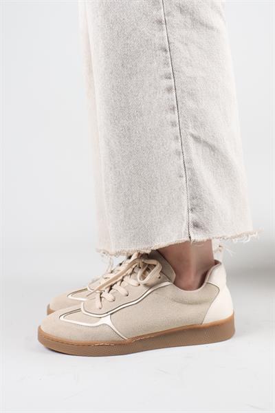 BANTE Cilt Garnili Süet Sneakers TEN