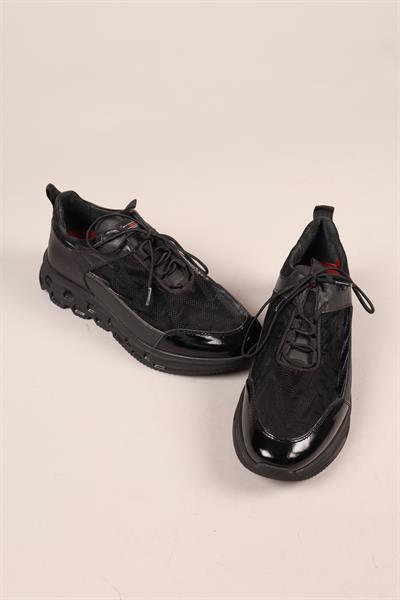 Baskı Detaylı Garnili Erkek Casual Ayakkabı S