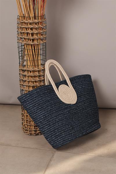 Büyük Sepet Çanta LACİVERT