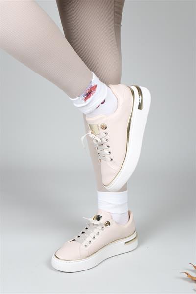 CARMEN Bağcıklı Sneakers BEJ