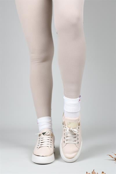 CARMEN Bağcıklı Sneakers BEJ