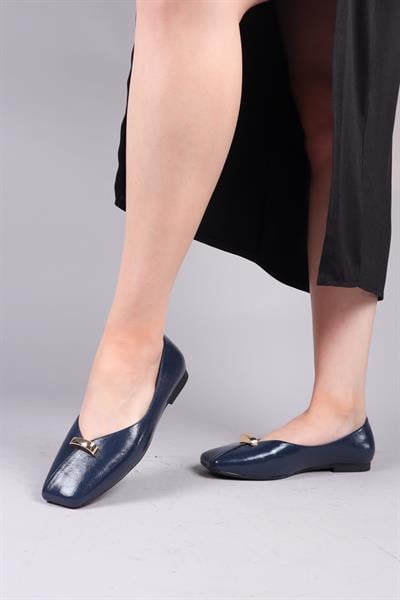 CHIN Gold Tokalı Babet LACİVERT