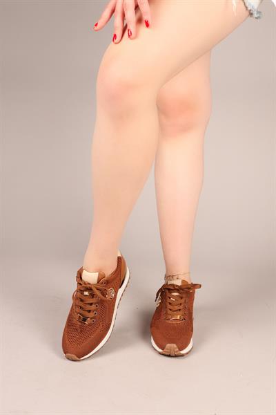 CHOCCY Hakiki Deri Garnili Triko Sneakers TABA