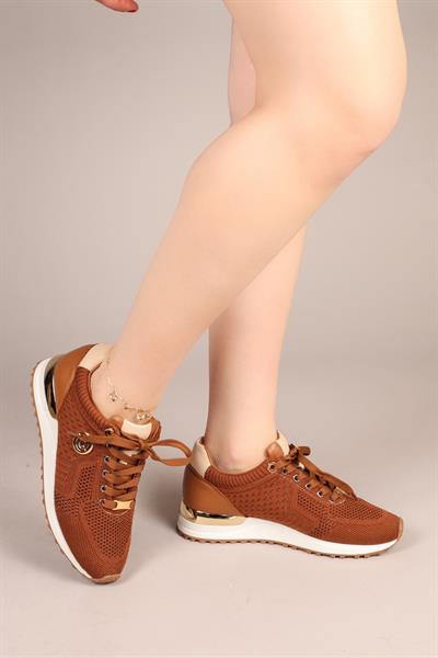 CHOCCY Hakiki Deri Garnili Triko Sneakers TABA