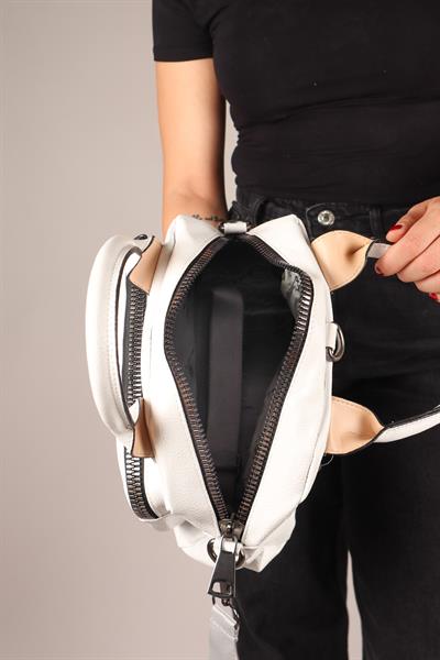 Çok Fonksiyonlu Çanta BEYAZ