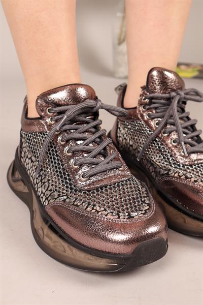 EİLİS File Bağcıklı Sneakers PLATİN