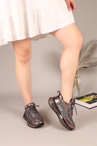 EİLİS File Bağcıklı Sneakers PLATİN