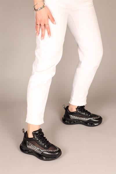 EİLİS File Bağcıklı Sneakers SİYAH
