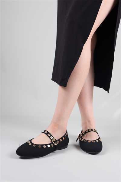 ENYA Trok Detaylı Babet SİYAH