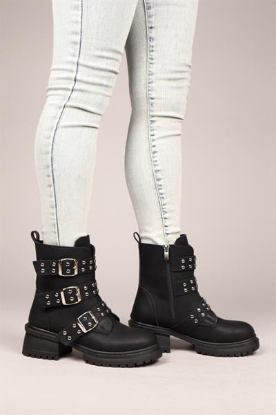 FEMKE Troklu Kadın Bot SİYAH