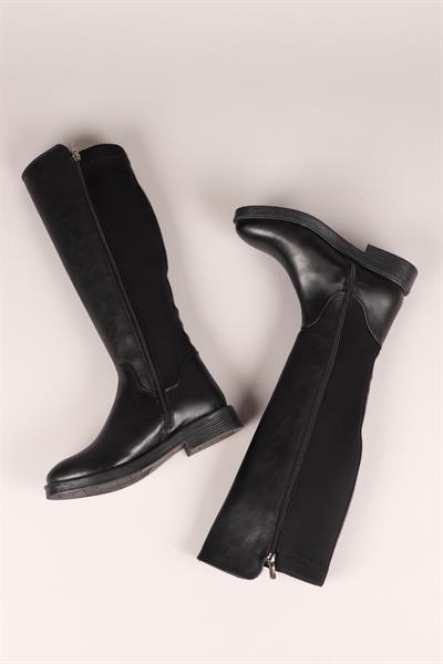 FENELLA Cilt-Strech Çizme SİYAH