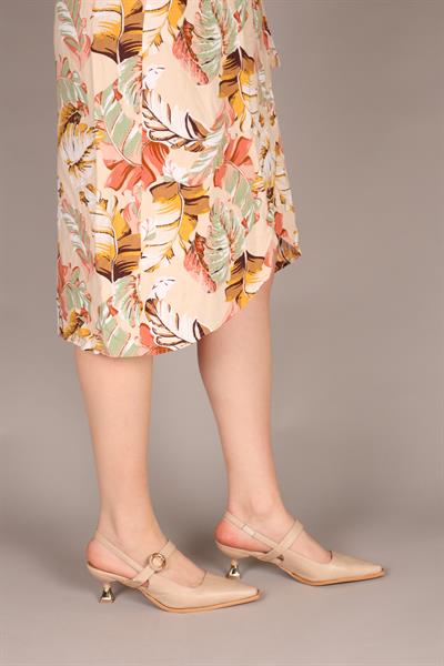 FREYJA Tokalı Alçak Stiletto NUT