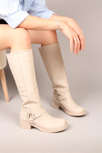 FRİDA Çekme Çizme BEJ