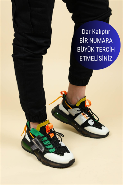 GUJA Bağcık Detaylı Triko Erkek Spor Ayakkabı