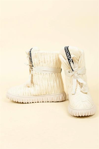 GUJA Dikiş Detaylı Şişme Bot BEJ