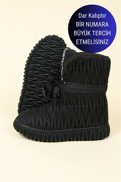 GUJA Dikiş Detaylı Şişme Bot SİYAH