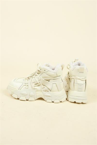 GUJA İçi Peluş Kalın Tabanlı Spor Bot TEN