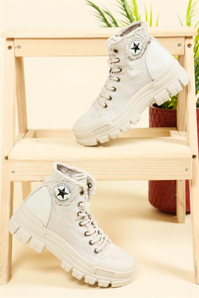 GUJA Kanvas Sneakers BEJ