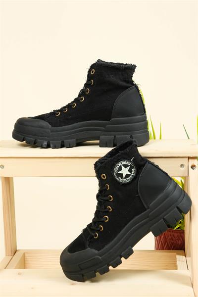 GUJA Kanvas Sneakers SİYAH