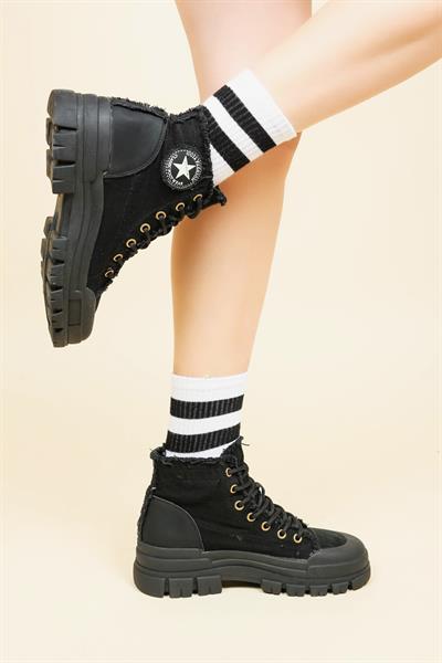 GUJA Kanvas Sneakers SİYAH