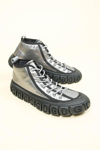 GUJA Metalik Lastik Bağcıklı Erkek Bot GRİ