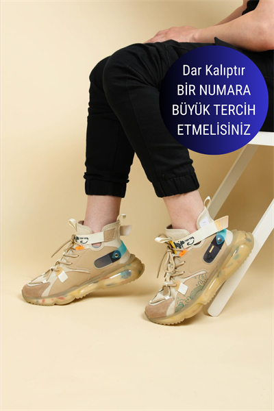 GUJA Triko Cilt Garnili Bilekli Erkek Sneaker