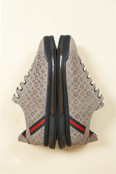 Hakiki Nubuk Lazer Baskılı Casual Erkek Ayakk