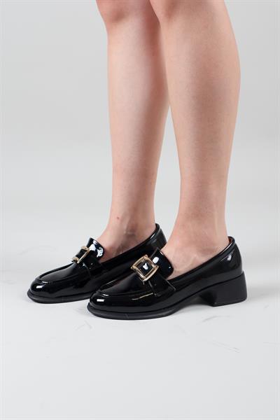 HANNA Gold Toka Detaylı Babet SİYAH