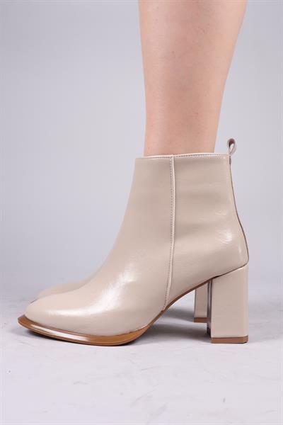 JON Düz Topuklu Bot BEJ