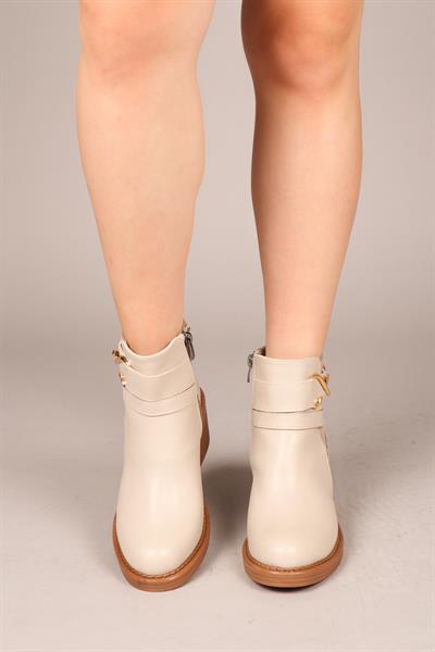 JOVANA Süet-Cilt Kadın Topuklu Bot TEN