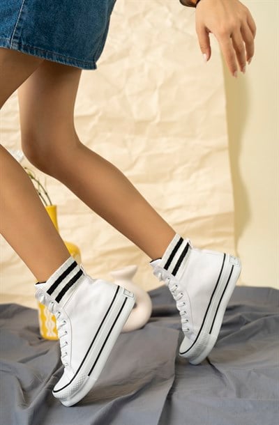 Kalın Tabanlı Bilekli Sneakers BYZ-SYH