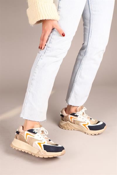 KARİ Çok Parçalı Kadın Spor Ayakkabı LACİVERT