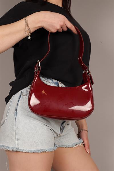 Kemerli Baget Çanta BORDO