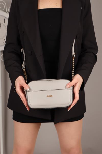 Küçük Dikdörtgen Çapraz Çanta GRİ