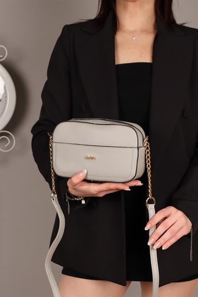 Küçük Dikdörtgen Çapraz Çanta GRİ