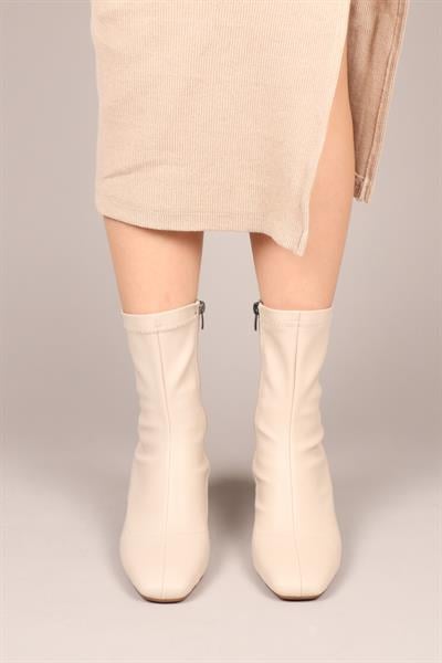 LEA Cilt Strech Topuklu Bot TEN