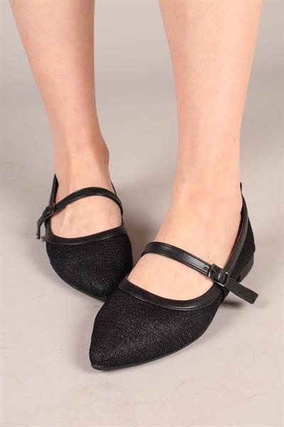 LELANİ Simli File Babet SİYAH