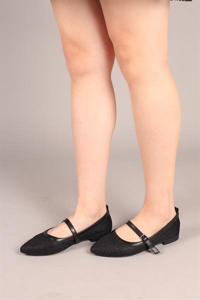 LELANİ Simli File Babet SİYAH