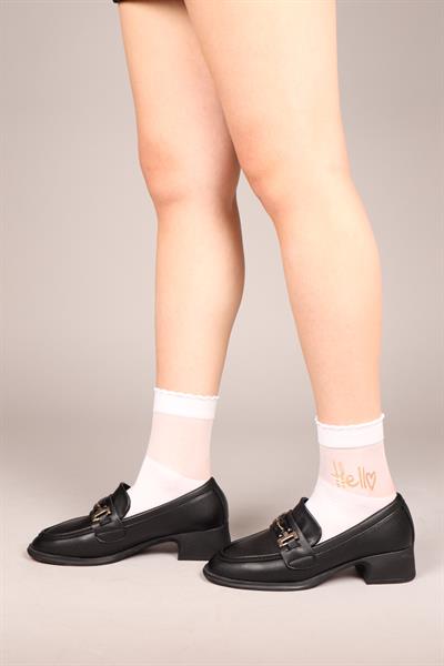 LİNA Cilt Loafer SİYAH