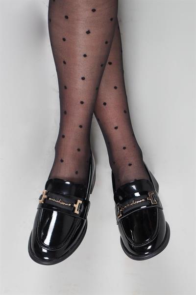 LİNA Rugan Loafer SİYAH