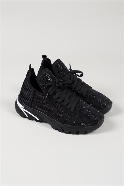 LUCİE Taşlı Spor Ayakkabı SİYAH