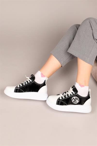 MARGAUX Taşlı Paraşüt Spor Ayakkabı SİYAH